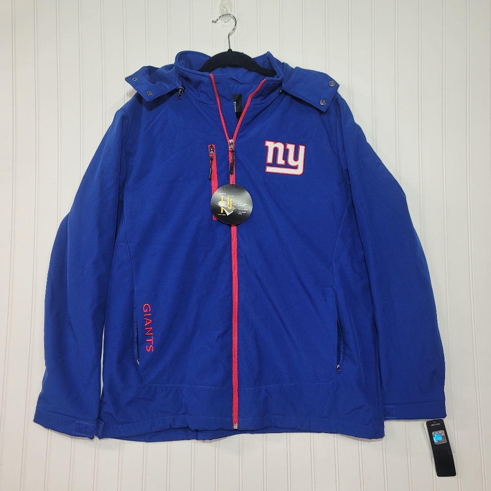 Giants Blue Jacket with Red Accents